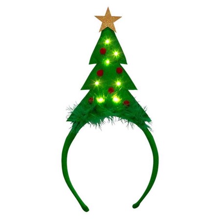 Dyno Dyno Tree with LED Lights Headband Felt 1 pk 0409800-1